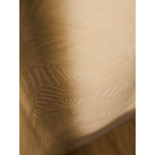 Sinsay - Zasłona z delikatnym motywem liści palmowych - beżowy Sinsay One Size Sinsay