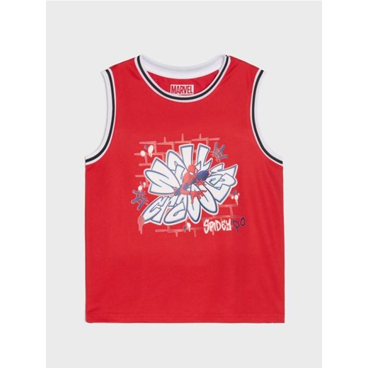 Sinsay - Koszulka Spider-Man - czerwony ze sklepu Sinsay w kategorii T-shirty chłopięce - zdjęcie 181942371
