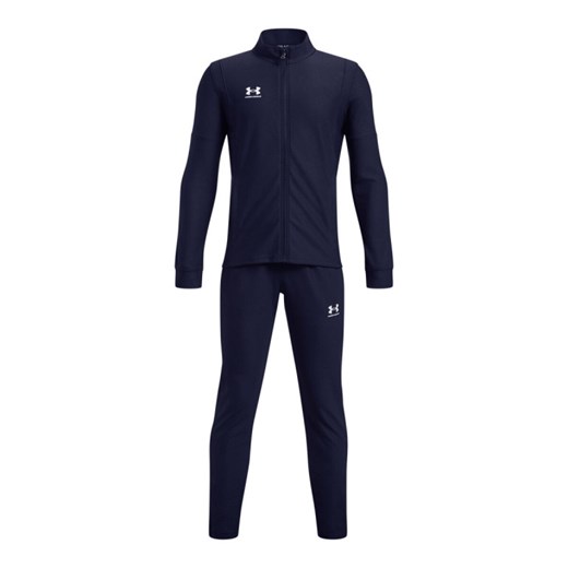 Chłopięcy dres komplet treningowy Under Armour UA B\'s Challenger Tracksuit - granatowy ze sklepu Sportstylestory.com w kategorii Dresy męskie - zdjęcie 181944114