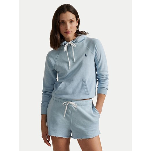 Polo Ralph Lauren Bluza 211935583013 Błękitny Regular Fit ze sklepu MODIVO w kategorii Bluzy damskie - zdjęcie 181945293