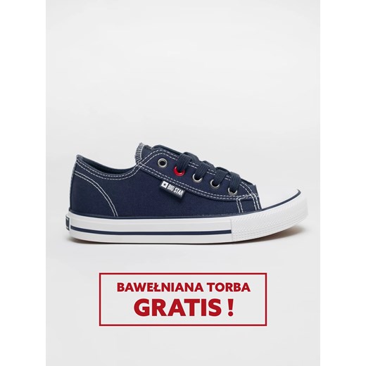 Trampki dziecięce granatowe JJ374401 403 ze sklepu Big Star w kategorii Trampki dziecięce - zdjęcie 181946300
