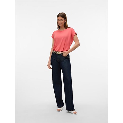 Bluzka damska Vero Moda z elastanu casualowa z krótkim rękawem 