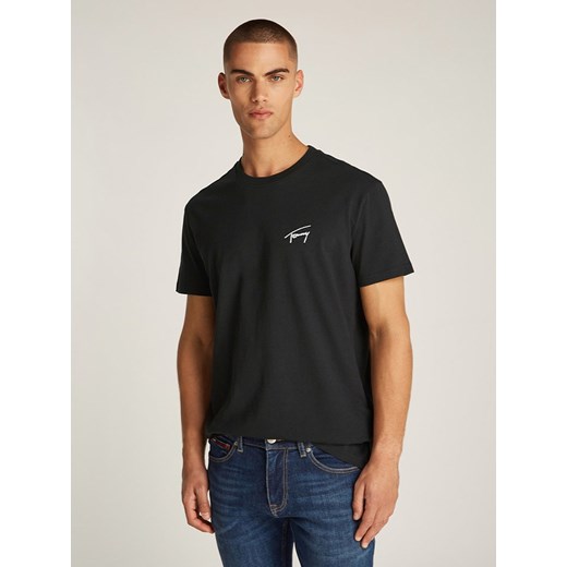 TOMMY JEANS Koszulka w kolorze czarnym ze sklepu Limango Polska w kategorii T-shirty męskie - zdjęcie 181948701