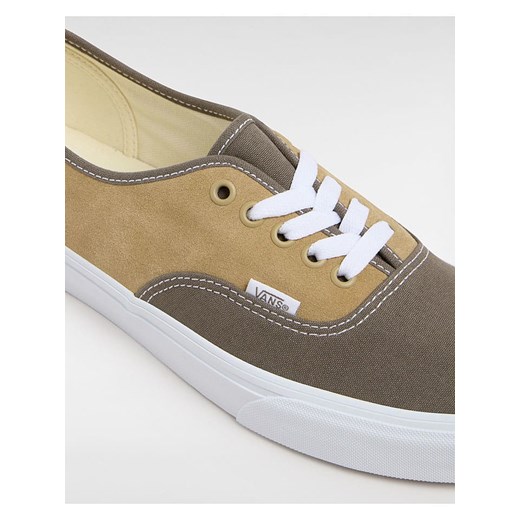 Vans Skórzane sneakersy w kolorze oliwkowo-beżowym Vans 36,5 okazja Limango Polska