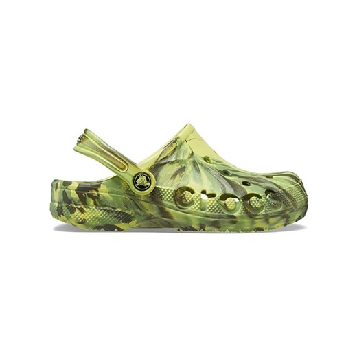 Crocs Chodaki &quot;Baya Marbled&quot; w kolorze żółto-zielonym ze sklepu Limango Polska w kategorii Klapki dziecięce - zdjęcie 181949841