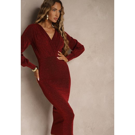 Sukienka Renee z długimi rękawami midi 