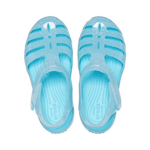 Crocs Półsandały "Isabella" w kolorze błękitnym Crocs 19/20 wyprzedaż Limango Polska
