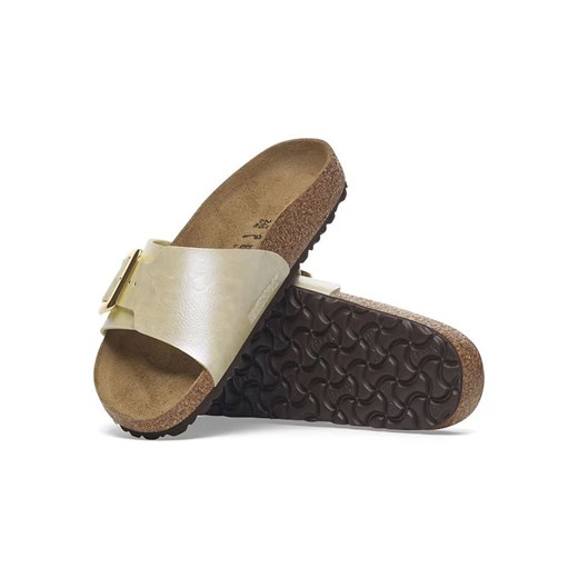 Birkenstock Klapki "Madrid" w kolorze złotym 38 okazyjna cena Limango Polska