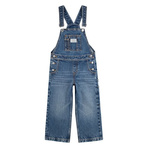 Levi&apos;s Kids Ogrodniczki dżinsowe w kolorze granatowym ze sklepu Limango Polska w kategorii Kombinezony dziewczęce - zdjęcie 181951130