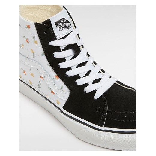 Białe trampki damskie Vans tkaninowe płaskie