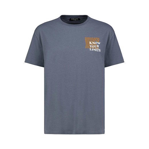 Sublevel Koszulka w kolorze niebieskim ze sklepu Limango Polska w kategorii T-shirty męskie - zdjęcie 181951624