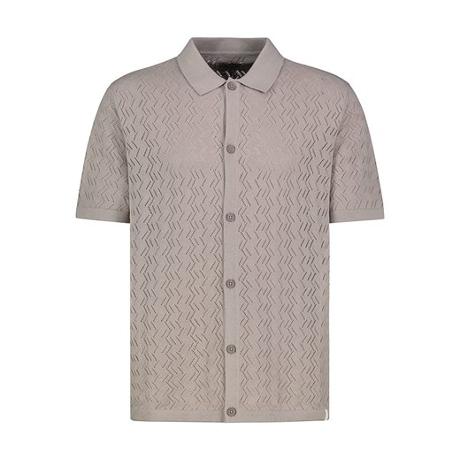 Authentic Style Koszula dzianinowa - Regular fit - w kolorze szarobrązowym ze sklepu Limango Polska w kategorii T-shirty męskie - zdjęcie 181951652