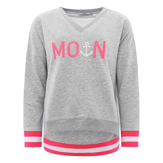 Bluza damska Zwillingsherz z haftem casual