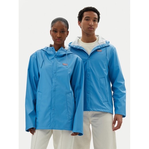 Hunter Kurtka przeciwdeszczowa Izzy Unisex HARU0012251 Niebieski Regular Fit ze sklepu MODIVO w kategorii Kurtki męskie - zdjęcie 181951933
