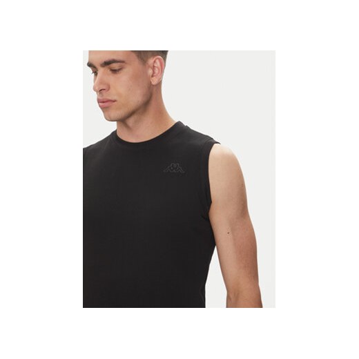 T-shirt męski czarny Kappa 