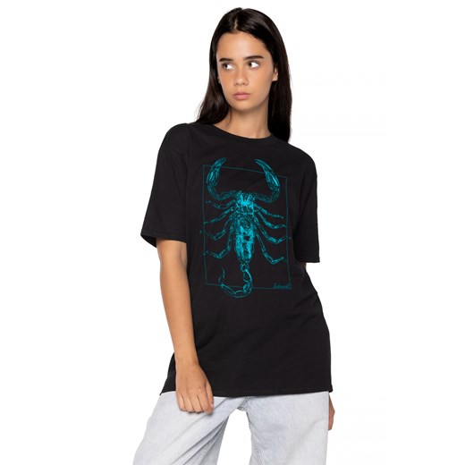 Koszulka loose fit UNDERWORLD Scorpion niebieski ze sklepu morillo w kategorii Bluzki damskie - zdjęcie 181952573