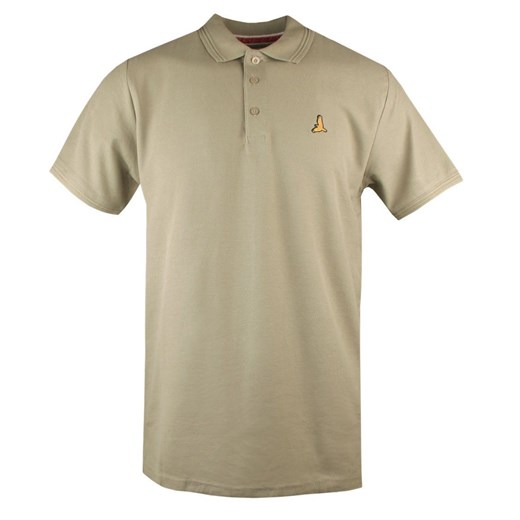 Klasyczna, Męska Koszulka Polo - Brave Soul - Beżowa TSBRSSS25poloKAOLANstone ze sklepu JegoSzafa.pl w kategorii T-shirty męskie - zdjęcie 181953904