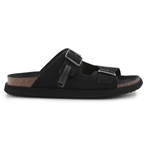 Klapki D.Franklin Vibe Sandals Buckle DFSH407001-BLAC czarne ze sklepu ButyModne.pl w kategorii Klapki męskie - zdjęcie 181955250