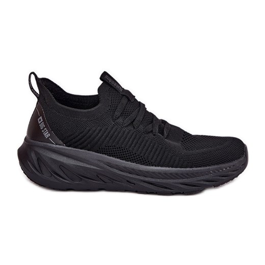 Wsuwane Lekkie Buty Sportowe Damskie Big Star RR274A132 HI-POLY System Czarne ze sklepu ButyModne.pl w kategorii Buty sportowe damskie - zdjęcie 181955711