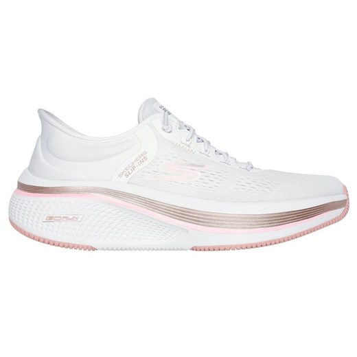 Buty Skechers Slip-ins Go Run Elevate 2.0 - Banyan 129006-WPK białe ze sklepu ButyModne.pl w kategorii Buty sportowe damskie - zdjęcie 181955750
