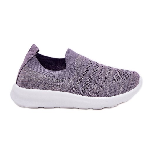 Dziecięce Wsuwane Buty Sportowe Fioletowe ze sklepu ButyModne.pl w kategorii Buty sportowe dziecięce - zdjęcie 181955771