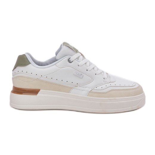 Sneakersy Damskie Na Platformie LEE Emma Women Low 50251014.04L Beżowe beżowy ze sklepu ButyModne.pl w kategorii Buty sportowe damskie - zdjęcie 181956141