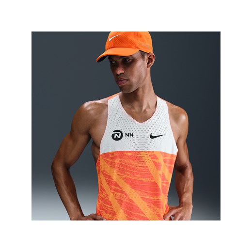 Męska koszulka bez rękawów do biegania Dri-FIT ADV Nike AeroSwift NN - Pomarańczowy ze sklepu Nike poland w kategorii T-shirty męskie - zdjęcie 181960351