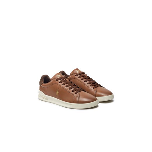 Sneakersy Polo Ralph Lauren Hrt Ct II 809892556001 Brązowy Polo Ralph Lauren 40 eobuwie.pl