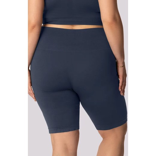 Mona kolarki damskie granatowe Base Plus Size, Kolor granatowy, Rozmiar 2XL, Mona ze sklepu Primodo w kategorii Szorty - zdjęcie 181962322
