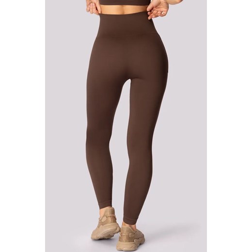 Mona legginsy damskie w kolorze caffe Base, Kolor caffe, Rozmiar S/M, Mona ze sklepu Primodo w kategorii Spodnie damskie - zdjęcie 181962343