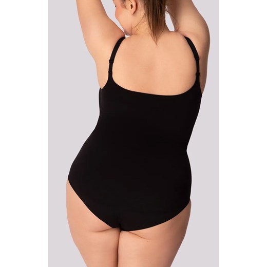 Mona body damskie modelujące czarne Shapewear Plus Size, Kolor czarny, Rozmiar 2XL, Mona ze sklepu Primodo w kategorii Body damskie - zdjęcie 181962371
