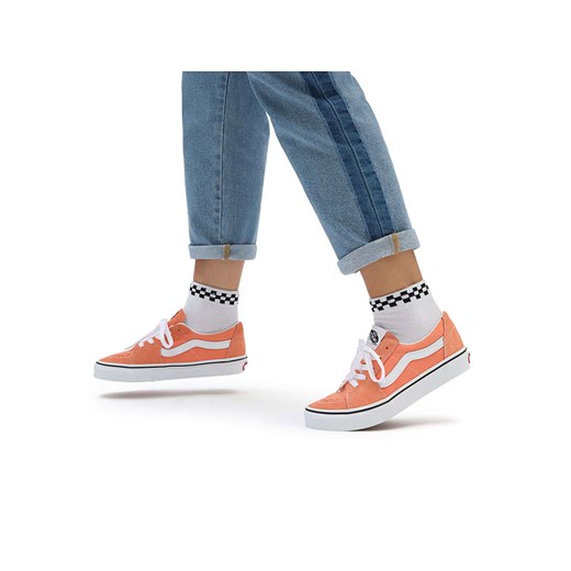 Vans Skórzane sneakersy w kolorze pomarańczowym Vans 42 okazyjna cena Limango Polska