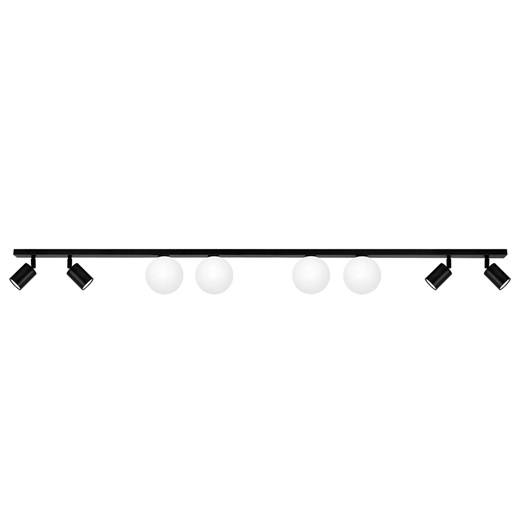 Lampa na szerokiej listwie nownoczesna czarna Ingot Lumes One Size Edinos.pl