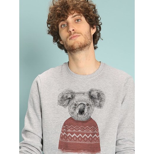 WOOOP Bluza "Winter Koala" w kolorze szarym Wooop M wyprzedaż Limango Polska