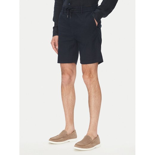BOSS Szorty materiałowe 50536863 Granatowy Tapered Fit ze sklepu MODIVO w kategorii Spodenki męskie - zdjęcie 181964850