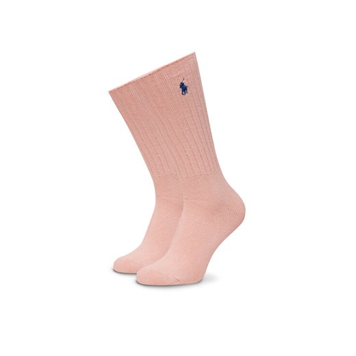 Polo Ralph Lauren Skarpety wysokie damskie 449915908045 Różowy ze sklepu MODIVO w kategorii Skarpetki damskie - zdjęcie 181964851