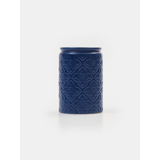 Sinsay - Dekoracyjny pojemnik na szczoteczki do zębów - niebieski Sinsay One Size Sinsay