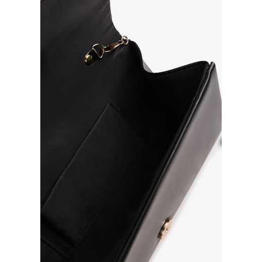 Czarna Torebka Kopertówka z Dodatkowym Łańcuszkiem Riniela ONE SIZE promocja born2be.pl