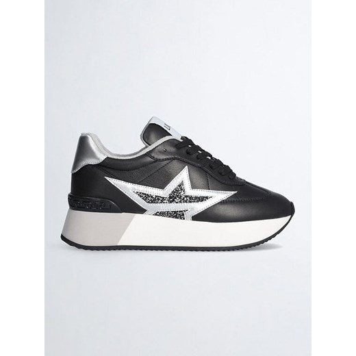 Liu Jo Sneakersy w kolorze srebrno-czarnym ze sklepu Limango Polska w kategorii Buty sportowe damskie - zdjęcie 181971060