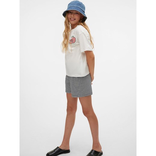 Vero Moda Girl Szorty &quot;Leila&quot; w kolorze granatowo-białym ze sklepu Limango Polska w kategorii Spodenki dziewczęce - zdjęcie 181971324