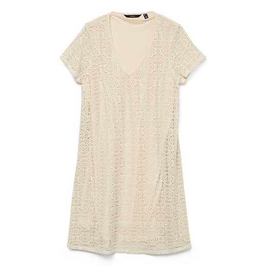 Vero Moda Girl Sukienka &quot;Maya&quot; w kolorze beżowym ze sklepu Limango Polska w kategorii Sukienki dziewczęce - zdjęcie 181971344