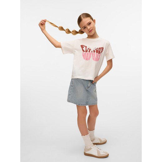 Vero Moda Girl Spódnica dżinsowa &quot;Bling&quot; w kolorze błękitnym ze sklepu Limango Polska w kategorii Spódnice dziewczęce - zdjęcie 181971431