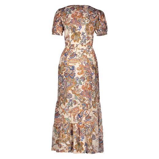 Vivance Sukienka w kolorze kremowo-niebiesko-pomarańczowym Vivance 34 okazja Limango Polska