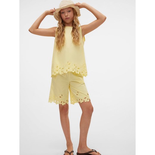 Vero Moda Girl Top &quot;Gili&quot; w kolorze żółtym ze sklepu Limango Polska w kategorii Bluzki dziewczęce - zdjęcie 181971782
