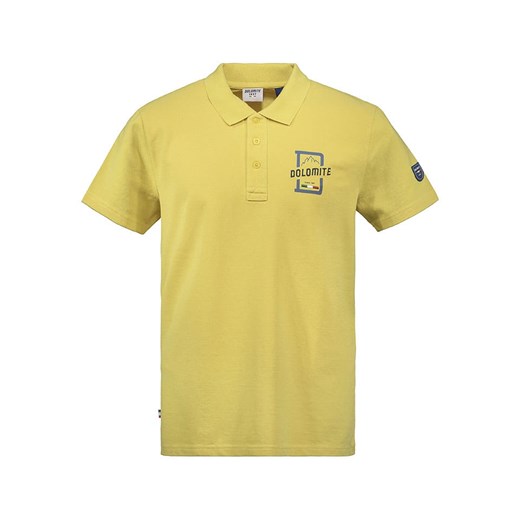 DOLOMITE Koszulka polo &quot;Dobbiaco&quot; w kolorze żółtym ze sklepu Limango Polska w kategorii T-shirty męskie - zdjęcie 181971823