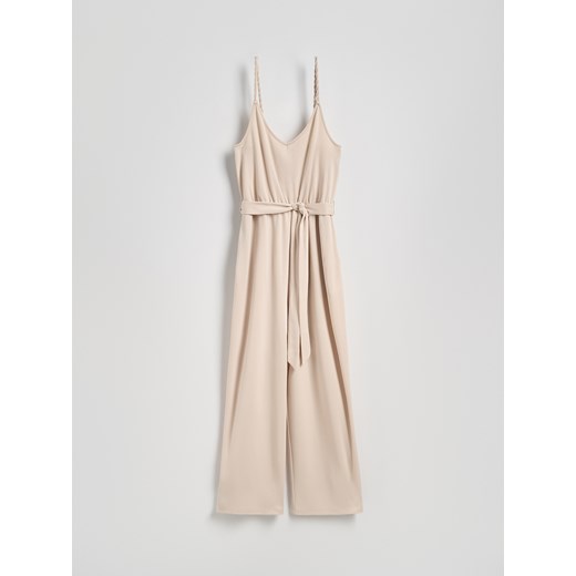 Reserved - Kombinezon z modalem - beżowy Reserved M Reserved