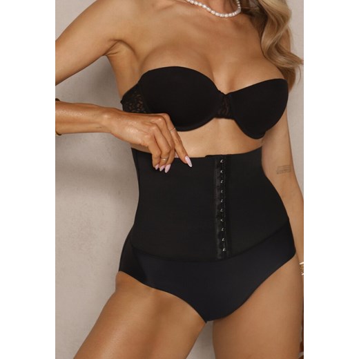 Czarna Bielizna Modelująca Majtki Push Up z Wysokim Stanem Zinello Renee M okazja renee.pl
