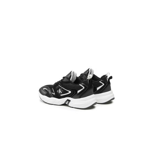 Sneakersy Calvin Klein Jeans Retro Tennis Su-Mesh wN YW0YW00891 Czarny 37 eobuwie.pl
