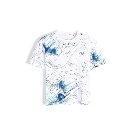 GATE Bawełniana koszulka z nadrukiem 8Y ze sklepu gateshop w kategorii T-shirty chłopięce - zdjęcie 181980472