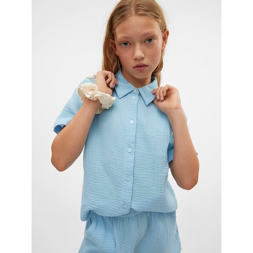Vero Moda Girl Koszula &quot;Natali&quot; w kolorze błękitnym ze sklepu Limango Polska w kategorii Koszule dziewczęce - zdjęcie 181980672